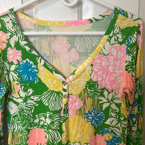 Lilly Pulitzer Hibiscus Stroll Palmetto Dress women’s size Small - Picture 4 of 7
